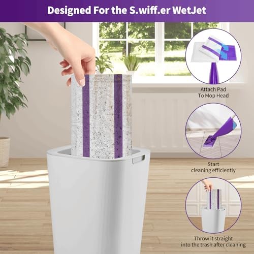 Fepoch 55 Count Swiffer WetJet Pads Refills