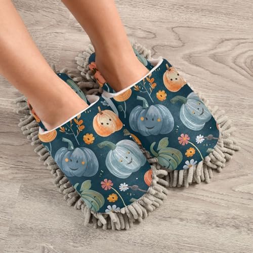 Zhirexin Halloween Cleaning Mop Slippers 1
