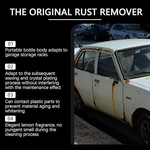 Heavy Duty Rust Remover Spray - 2 Pack for Cars and Metal
