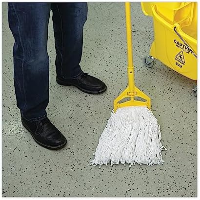 Boardwalk Banded Rayon Cut-End Mop Head Replacement 1