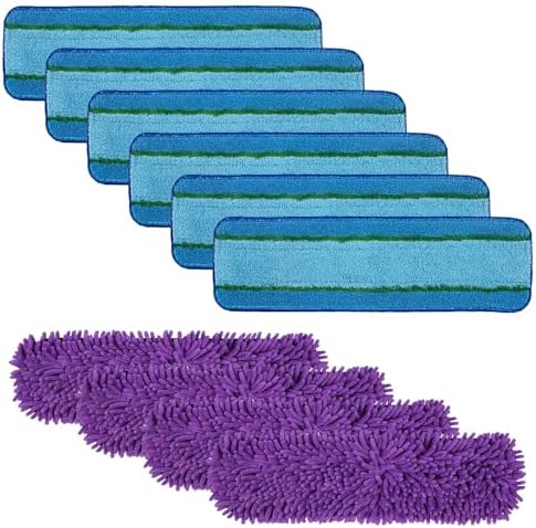Alrens 10 Pack Mop Pads Replacement for Bona Mops 1