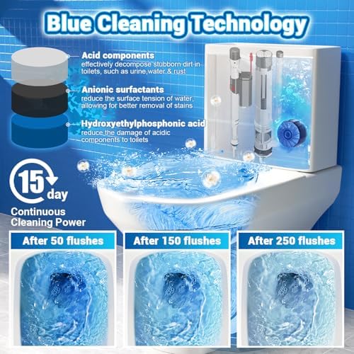 Nunemosk 18 Pack Toilet Bowl Cleaner Tablets 1