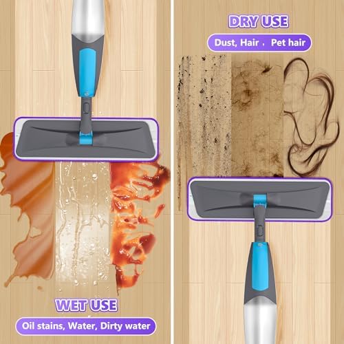 4X Reusable Mop Pads for Swiffer Power Mop