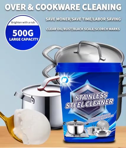Stainless Steel Cleaner Paste 500g - All Surface Polish