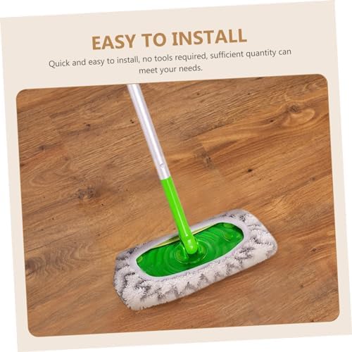 Ipetboom 2pcs Mop Refill Covers Microfiber Pads for Hardwood Tile Marble Cleaning