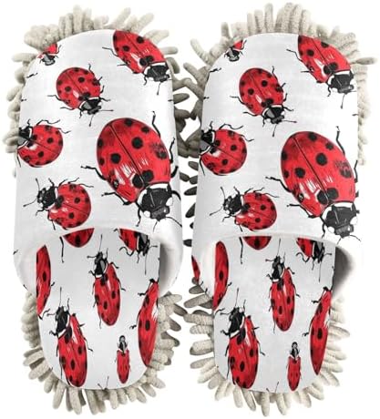 Zhirexin Seven Star Ladybug Cleaning Slippers
