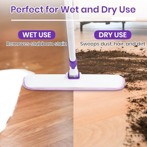 MAVRIZ 2 Pack Reusable Microfiber Mop Pads 1