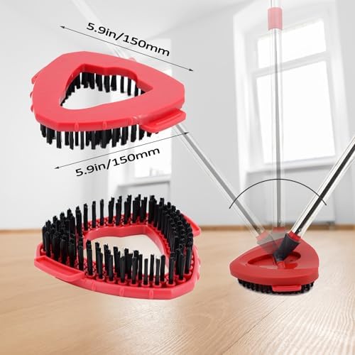 FAMEBIRD 2 Pack Stiff Bristle Scrub Brush Heads