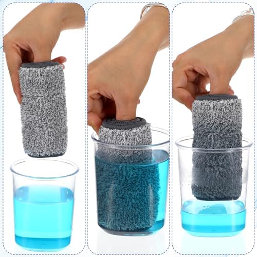 14 Pack 13 x 49 Microfiber Mop Pads - Reusable Washable