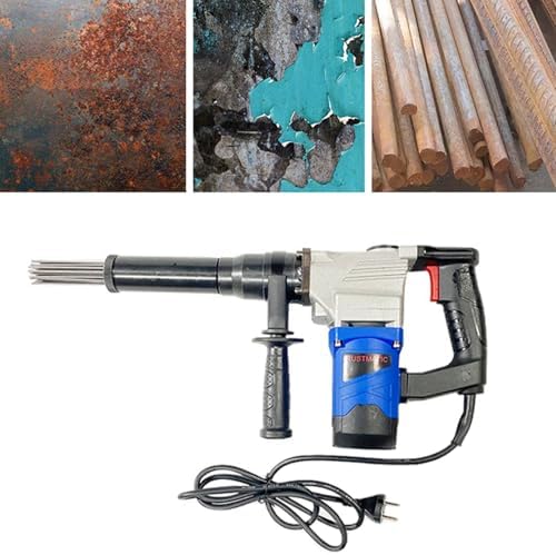 Rusopobe Compact Electric Needle Scaler 1100W Power Tool