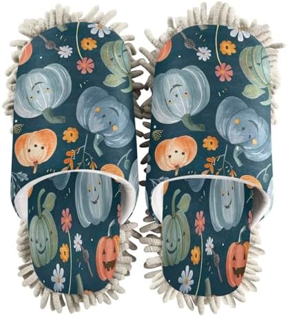 Zhirexin Halloween Cleaning Mop Slippers 1
