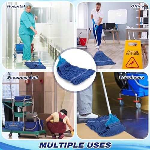 Nuogo 10 Pack 24oz Heavy Duty Mop Heads