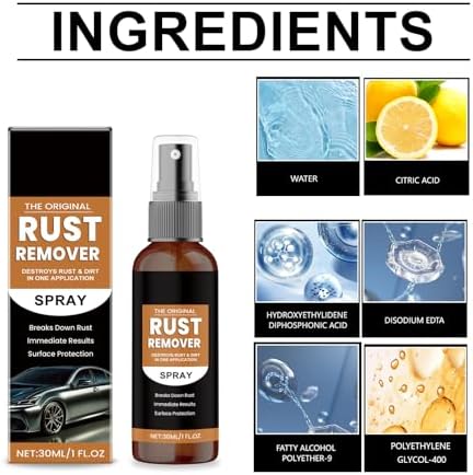 Rust Remover Spray 2025 Upgrade - 2 Pack
