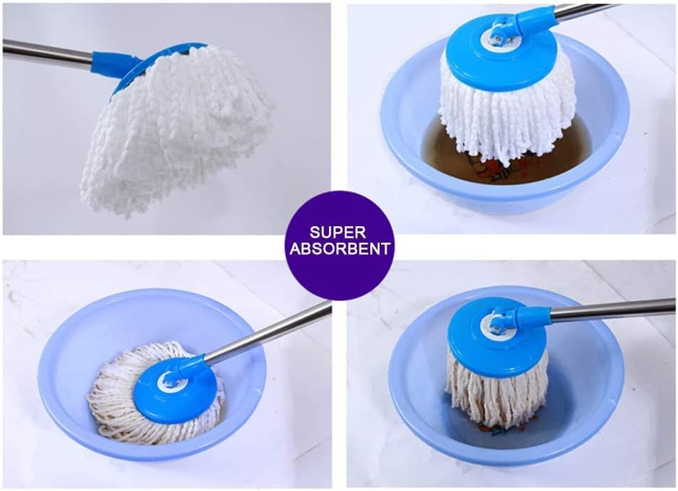Yueiehe Microfiber Mop Refill Heads 3 Pack