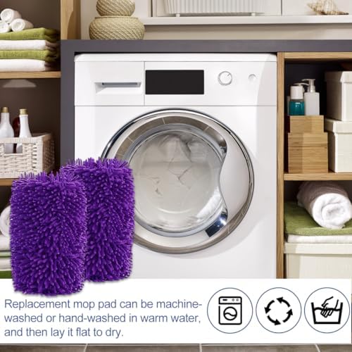 Diteje 5 Pack Replacement Mop Pads for Swiffer PowerMop 1