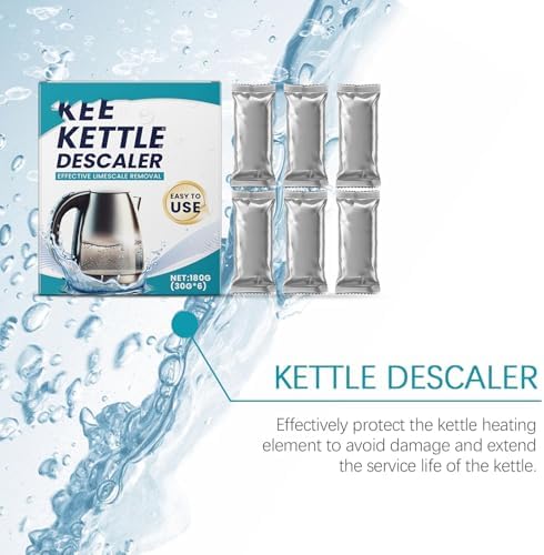 Electric Kettle Descaler - 30g6 Packs Limescale Remover for Home Use