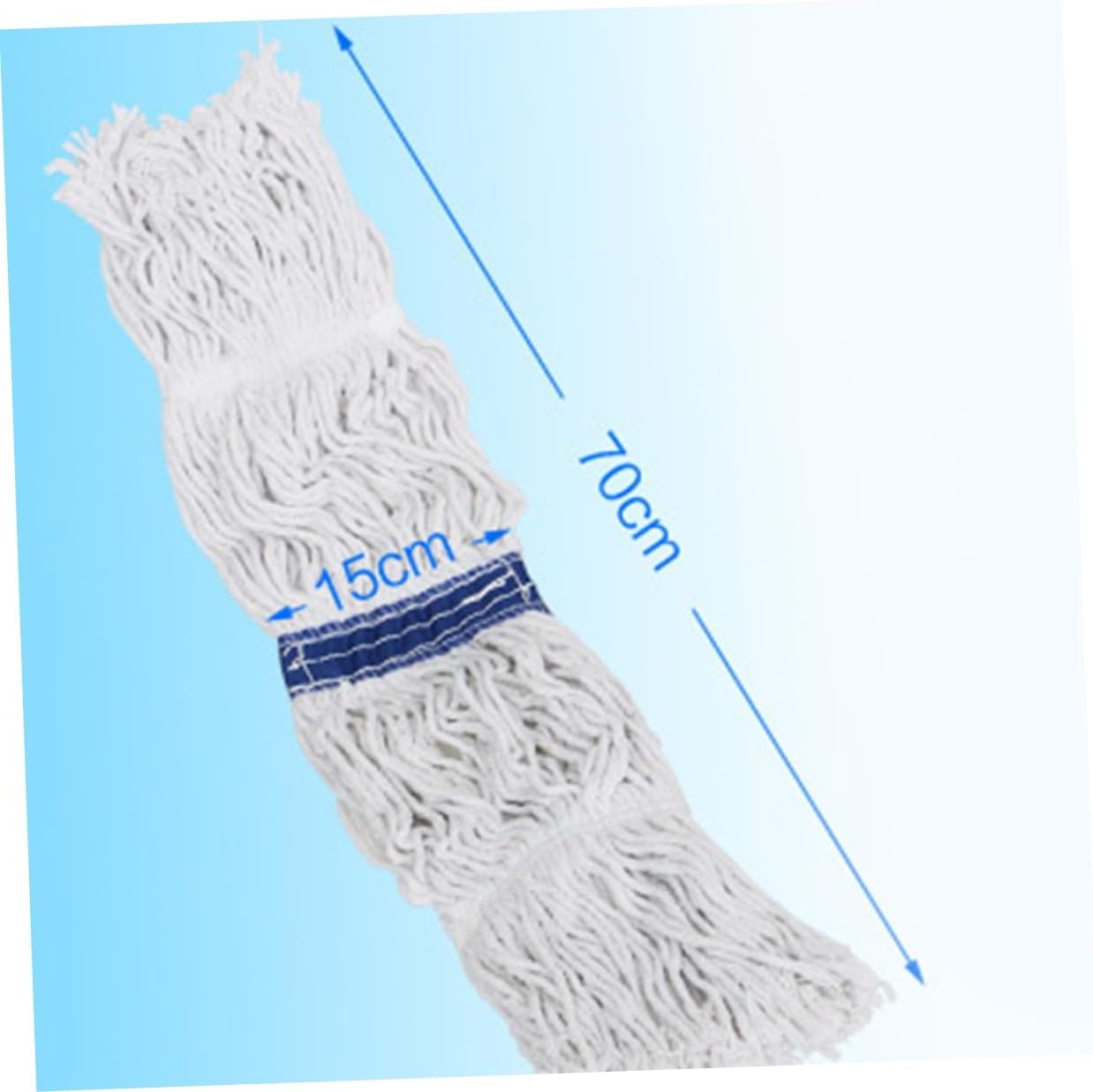 PACKOVE 1Pc Cotton Mop Head Replacement for Tile Wood and Bathtub Cleaning