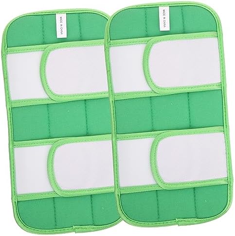 2pcs Reusable Fiber Mop Pads for Hardwood and Smooth Floors