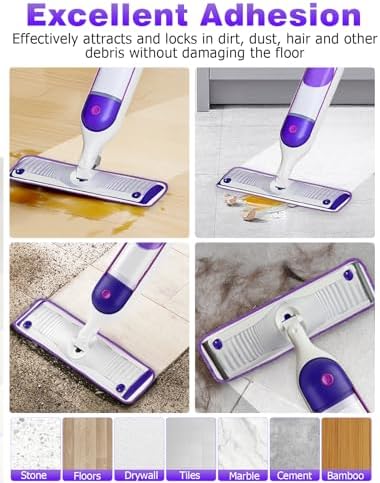 6-Pack Purple Reusable Swiffer Mop Pads