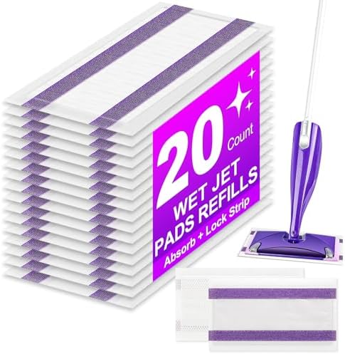 20Pack Mopping Pad Refill for Swiffer WetJet Mop
