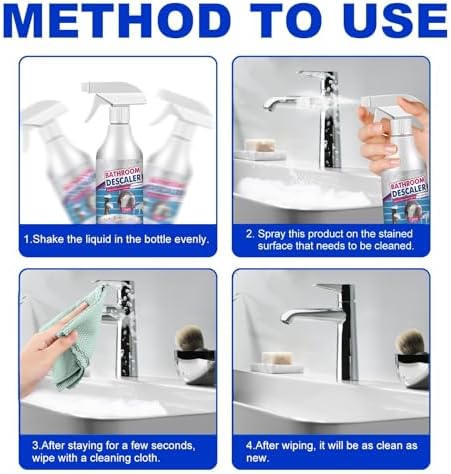 Stubborn Stains Bathroom Foam Cleaner for Toilets and More