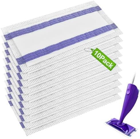 Aiyiried 10 Count Mop Pad Refills for WetJet Swiffer