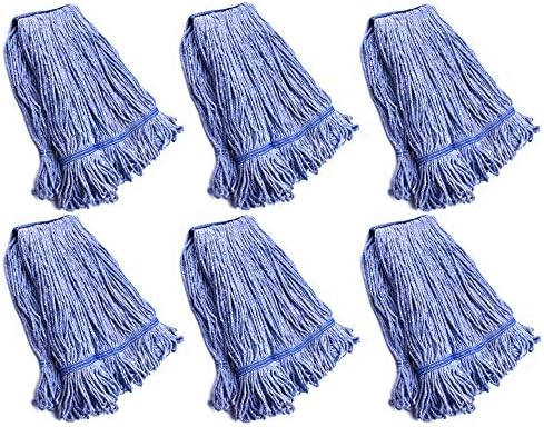 NIUBEE Heavy Duty Commercial Mop Head Refills 6 Large