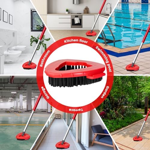 OZISI Scrub Brush Replacement Head for Oceda 1-Tank Spin Mop