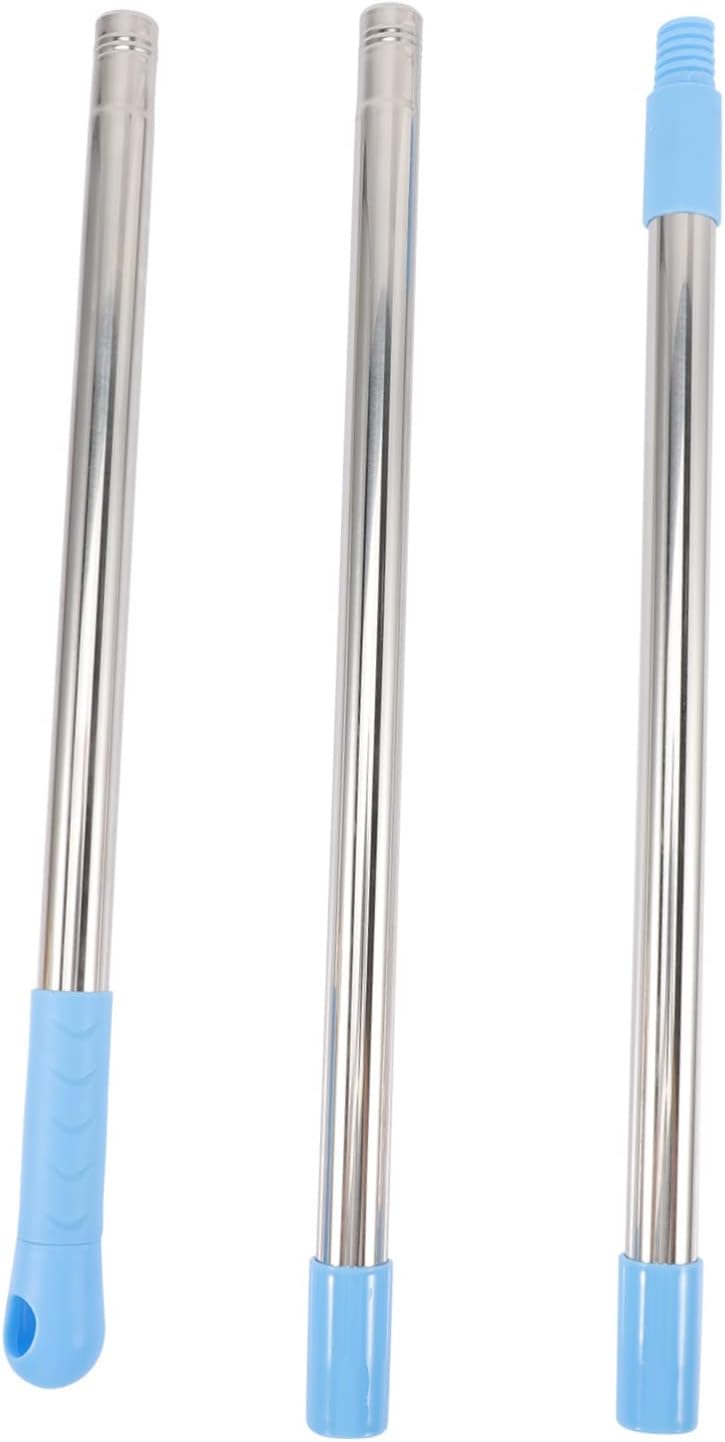 PACKOVE 1set Stainless Steel Mop Rod Replacement Retractable