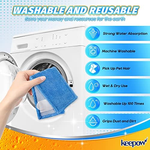 KEEPOW XL Dry Sweeping Cloths for Swiffer Sweeper