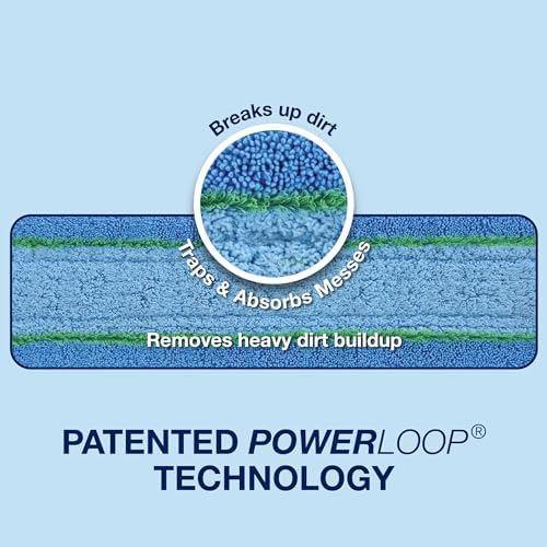 Bona Mop Microfiber Deep Cleaning Pad - 1-Pack - Dual Zone Design