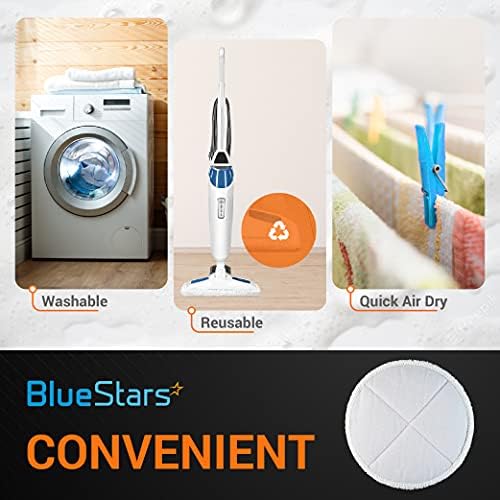 BlueStars 12-Pack Spinwave Mop Pads for Bissell 2039A