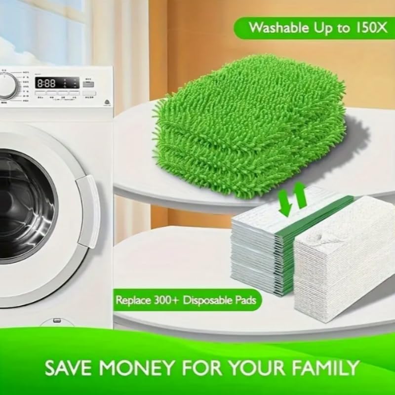 6Pcs Microfiber Mop Pads for Swiffer Compatible