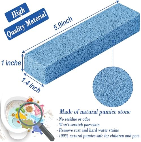 FAZMoss 6Pack Pumice Stone - Toilet Grills Cleaner