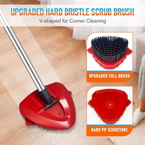 BywoBywo Upgraded Scrub Brush 7 Pack for O-Cedar EasyWring
