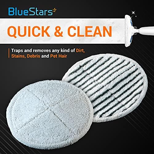 BlueStars 12-Pack Spinwave Mop Pads for Bissell 2039A