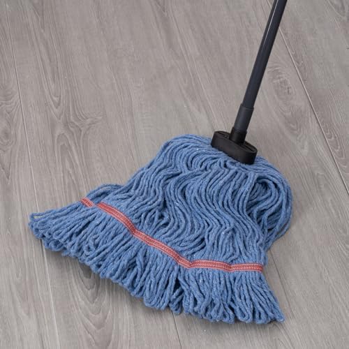 Heavy Duty Wet Mop with Screw Handle - 4 Sets