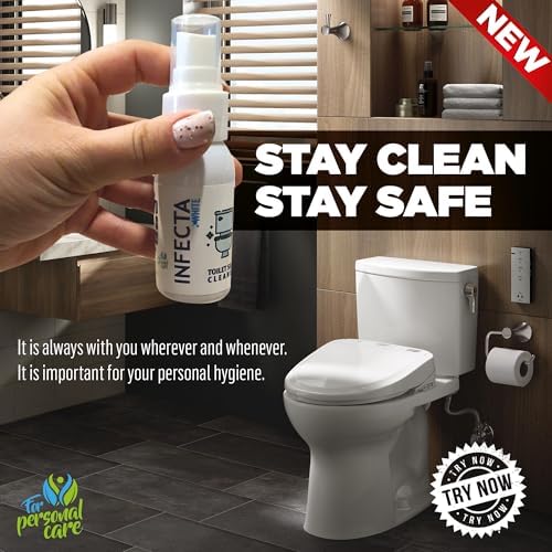 INFECTA White Toilet Cleaning Spray 50ml Travel Size