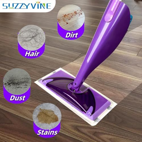 SUZZYVINE Wet Jet Mop Pads Refills 118 x 591 30 Count Multi-Surface