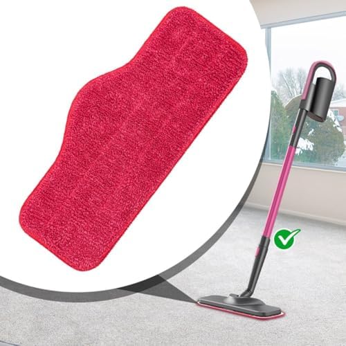 Marebm Vacuum Mop Pads 6 Pack Reusable Microfiber