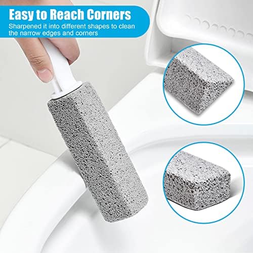 Nonley Pumice Stone Toilet Cleaner with Handle 2 Pack