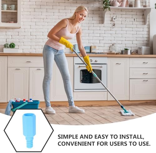 PACKOVE 25mm Threaded Mop Handle Adapter Replacement