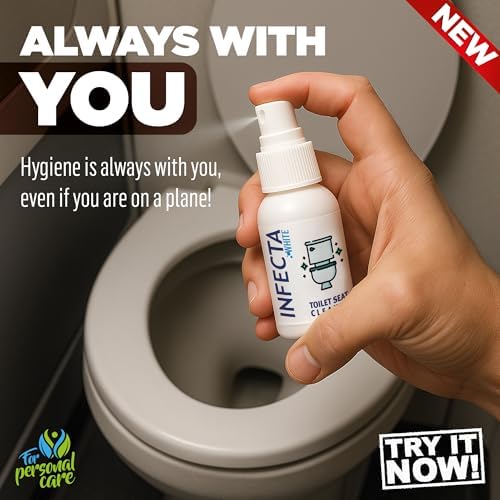 INFECTA White Toilet Cleaning Spray 50ml Travel Size