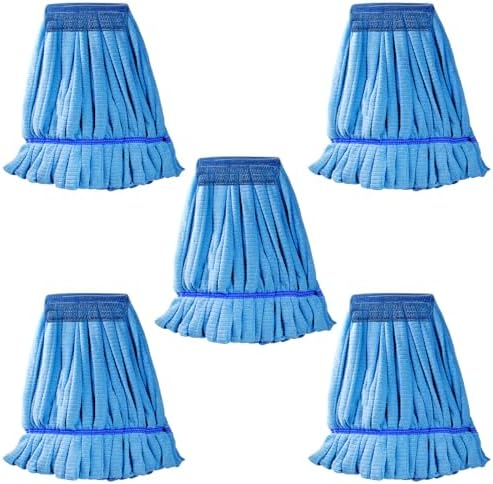 5 Pcs Commercial Mop Head Replacement Tubes