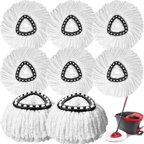 Dykucic Microfiber Mop Head Replacement for O Cedar Easy Wring
