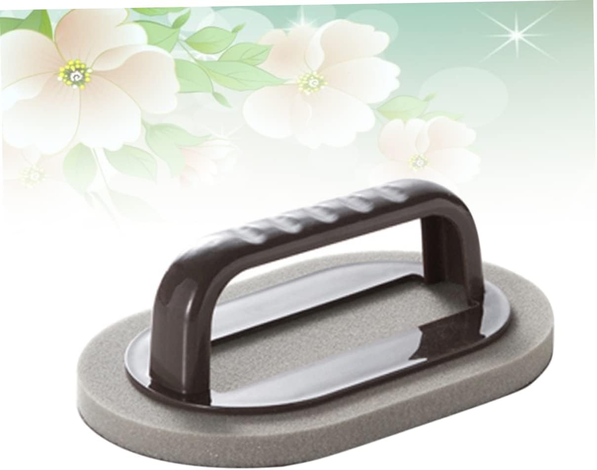SHERCHPRY Rust Remover Emery Sponge Brush Handle