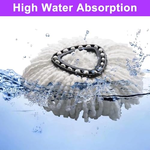 Dykucic Microfiber Mop Head Replacement for O Cedar Easy Wring