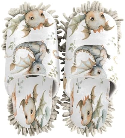 Zhirexin Cute Cartoon Water Dragon Cleaning Slippers 1
