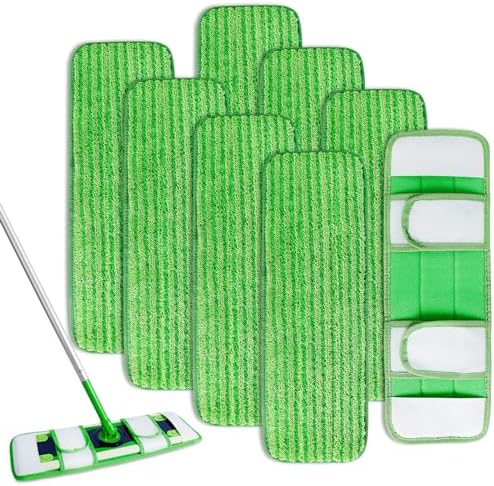 KEEPOW Extra Large Swiffer XL Dry Pads Refills 8 Pack