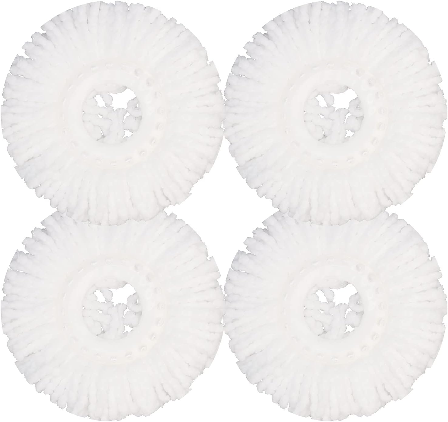 MZY LLC 4 Pack Spin Mop Refill Heads